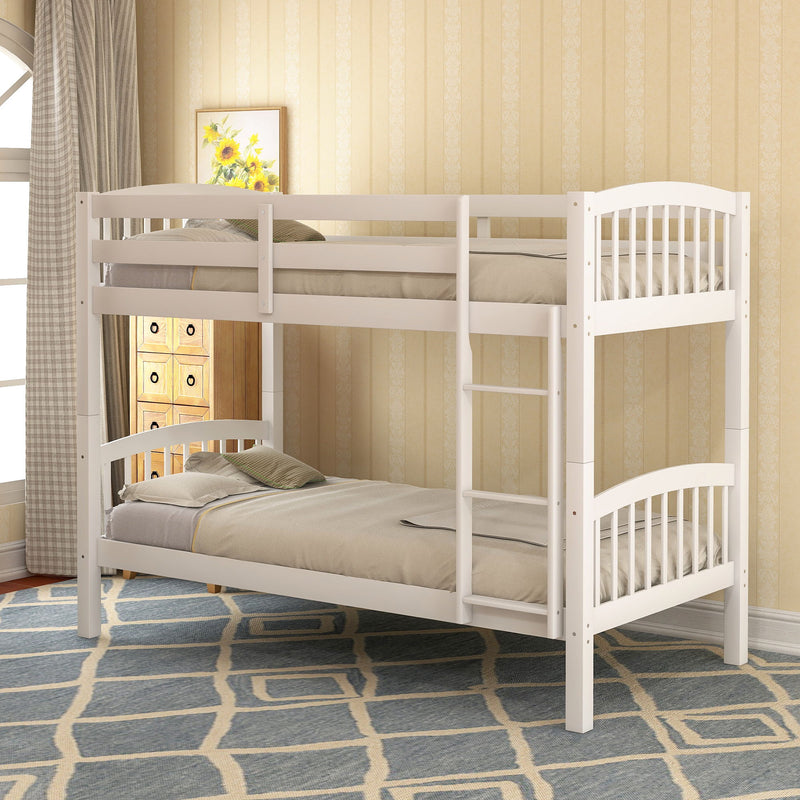 Solid Construction Bunk Bed With Ladder - R&R Furniture Gallery (Fountain Valley, CA)