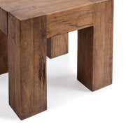 Classic Home Montera coffee table with a wooden top and metal legs, modern design perfect for living room decor.