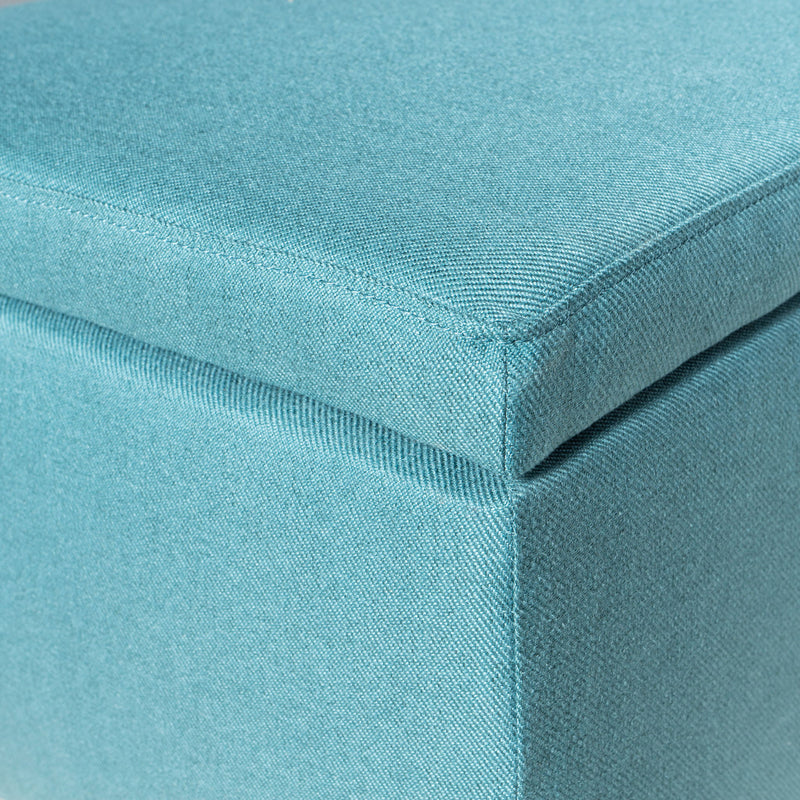 Contemporary Storage Ottoman Bench With Upholstery - R&R Furniture Gallery (Fountain Valley, CA)