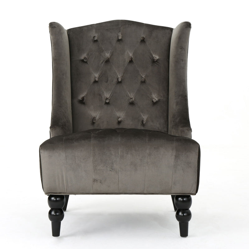 Toddman - Hi - Back Club Chair With Elegant Design - R&R Furniture Gallery (Fountain Valley, CA)
