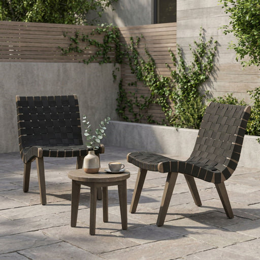 Outdoor 3 Piece Rope Weave Patio Seating Set - R&R Furniture Gallery (Fountain Valley, CA)