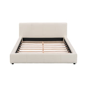 Stylish Upholstered Bed With Birch Wood Frame - R&R Furniture Gallery (Fountain Valley, CA)