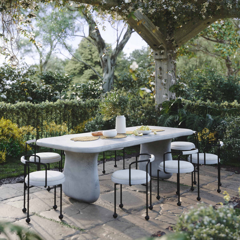Pansy - Outdoor Dining Chair - Cream - R&R Furniture Gallery (Fountain Valley, CA)