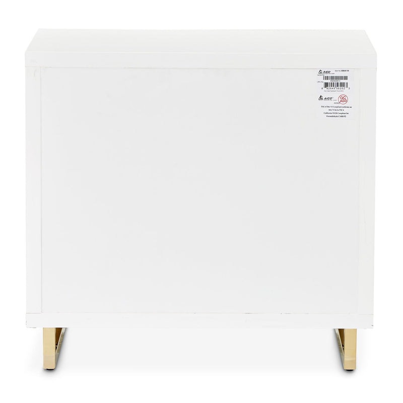 Palm Gate - Nightstand - Cloud White - R&R Furniture Gallery (Fountain Valley, CA)