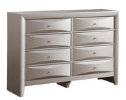 Glory Furniture Marilla dresser with sleek wooden finish and multiple drawers, ideal for bedroom storage.