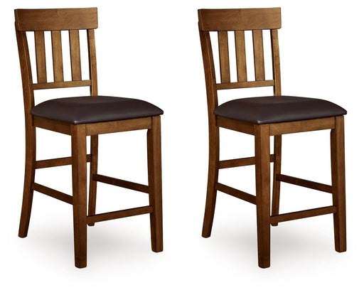 Ralene - Upholstered Barstool (Set of 2) - Medium Brown - R&R Furniture Gallery (Fountain Valley, CA)