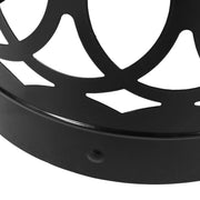 Modern outdoor metal large end table by Noble House with sleek design, suitable for patio or garden spaces.