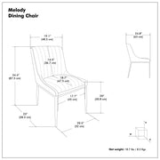 Melody - Versatile Upholstered Dining Chair (Set of 2) - R&R Furniture Gallery (Fountain Valley, CA)