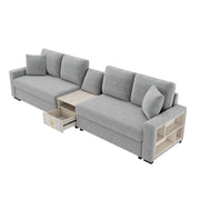 Modular Sofa Couch With Storage Armrest And Center Console - R&R Furniture Gallery (Fountain Valley, CA)