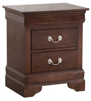 Louis Phillipe - Nightstand - Cappuccino - R&R Furniture Gallery (Fountain Valley, CA)