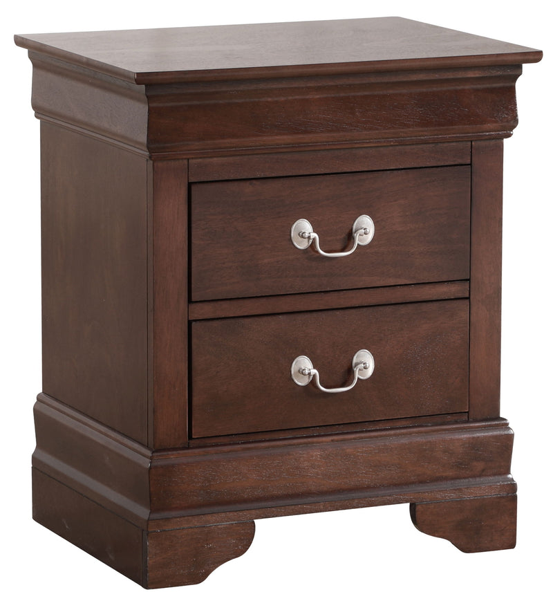 Louis Phillipe - Nightstand - Cappuccino - R&R Furniture Gallery (Fountain Valley, CA)