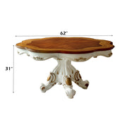 Picardy - Dining Table - Antique Pearl & Cherry Oak - R&R Furniture Gallery (Fountain Valley, CA)