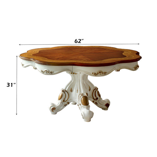 Picardy - Dining Table - Antique Pearl & Cherry Oak - R&R Furniture Gallery (Fountain Valley, CA)