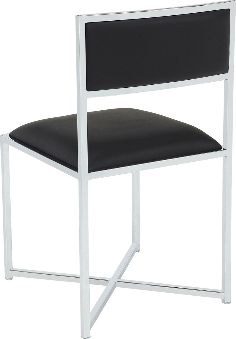 Amalfi X Base Chair -Soot/Chrm