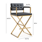 Director - Steel Barstool - R&R Furniture Gallery (Fountain Valley, CA)