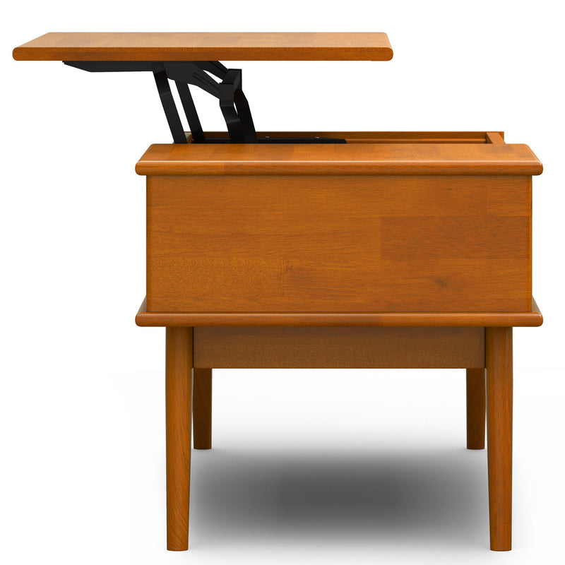 Draper - Lift Top Coffee Table - Teak - R&R Furniture Gallery (Fountain Valley, CA)