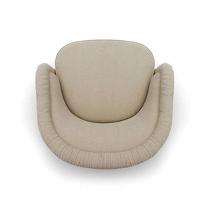 Pamela - Chenille Tassel Lounge Chair - Tan