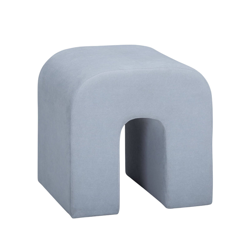 Desi - Velvet Ottoman - R&R Furniture Gallery (Fountain Valley, CA)