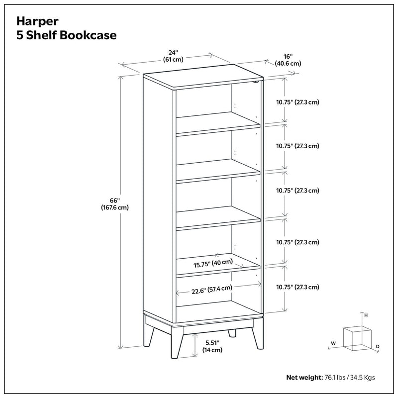 Harper - Handcrafted Bookcase With Storage - R&R Furniture Gallery (Fountain Valley, CA)