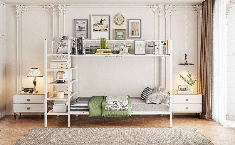 Bunk Bed With 5 Tier Shelves - R&R Furniture Gallery (Fountain Valley, CA)