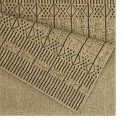 Earth - 5'3" X 7'3" Indoor, Outdoor Area Rug - Jute / Black - R&R Furniture Gallery (Fountain Valley, CA)
