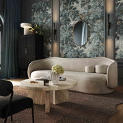 Ravina - Oval Wall Mirror - Braided Brass - R&R Furniture Gallery (Fountain Valley, CA)
