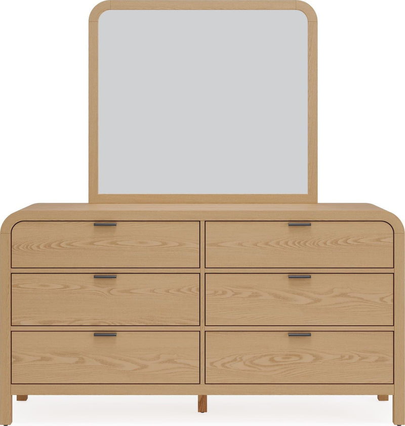 Drake Dresser Mirror - Timber