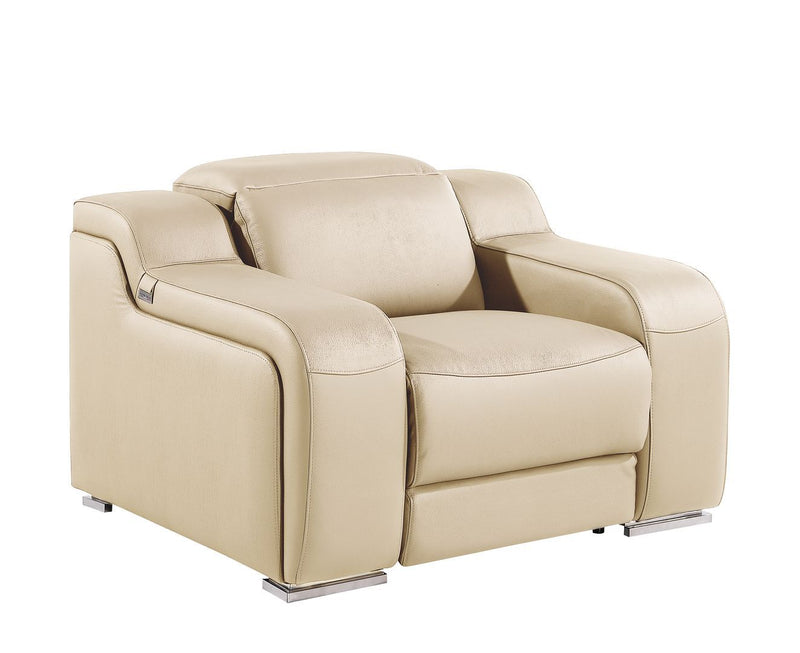 1116 - 6-Piece Modular Power Reclining Sofa, Loveseat & Chair Set In With 5 Power Recliners & Power Headrests
