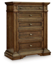 Frantanna - Five Drawer Chest - Brown - R&R Furniture Gallery (Fountain Valley, CA)
