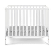 Palmer - 3-in-1 Convertible Mini Crib Baby With Mattress Pad - R&R Furniture Gallery (Fountain Valley, CA)