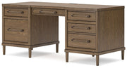 Roanhowe - Home Office Desk - Brown - R&R Furniture Gallery (Fountain Valley, CA)