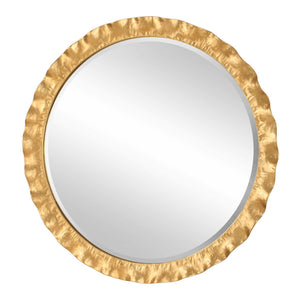 Haya - Round Mirror - Gold
