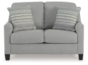 Adlai - Loveseat - Shadow - R&R Furniture Gallery (Fountain Valley, CA)