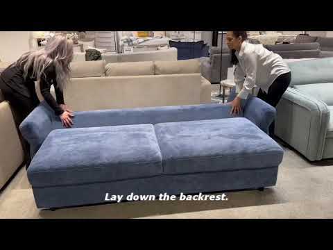 Haran - Sofa With Sleeper - R&R Furniture Gallery (Fountain Valley, CA)