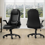 Office Chair, Adjustable Height, Swivel, Ergonomic, Armrests, Contemporary & Modern - Black - R&R Furniture Gallery (Fountain Valley, CA)