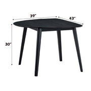 Real - Dining Table - Black - R&R Furniture Gallery (Fountain Valley, CA)