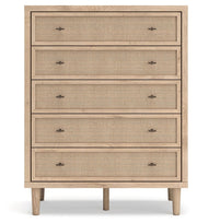 Cielden - Five Drawer Wide Chest - Two-Tone - R&R Furniture Gallery (Fountain Valley, CA)