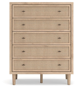 Cielden - Five Drawer Wide Chest - Two-Tone - R&R Furniture Gallery (Fountain Valley, CA)