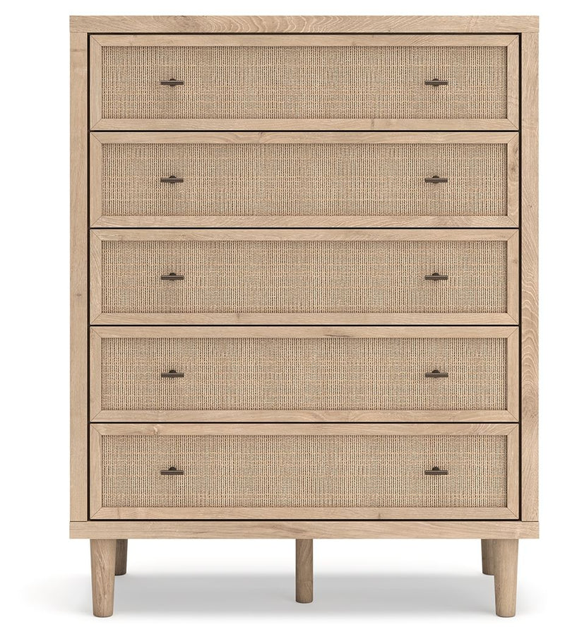 Cielden - Five Drawer Wide Chest - Two-Tone - R&R Furniture Gallery (Fountain Valley, CA)