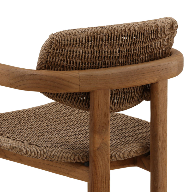 Alva - Outdoor Dining Chair - Light Brown