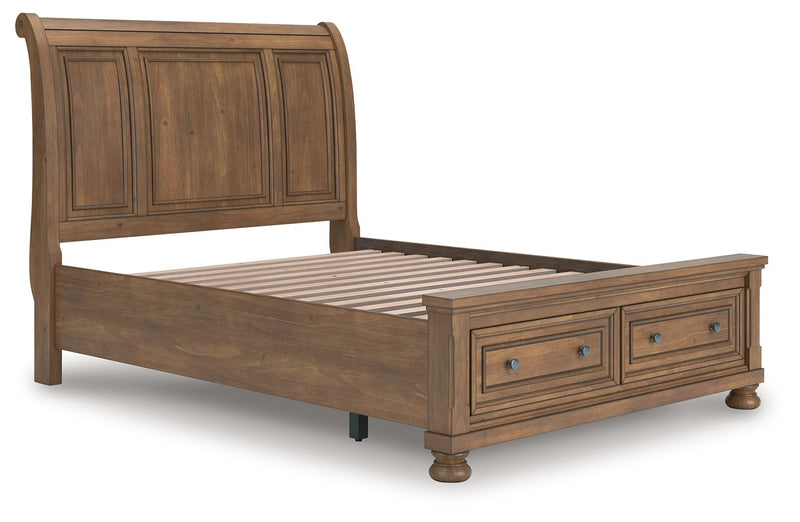 Feddinger - Storage Sleigh Bed - R&R Furniture Gallery (Fountain Valley, CA)