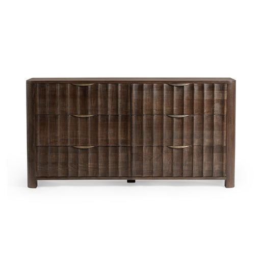Baylee - 6 Drawer Dresser - Cocoa Brown - R&R Furniture Gallery (Fountain Valley, CA)