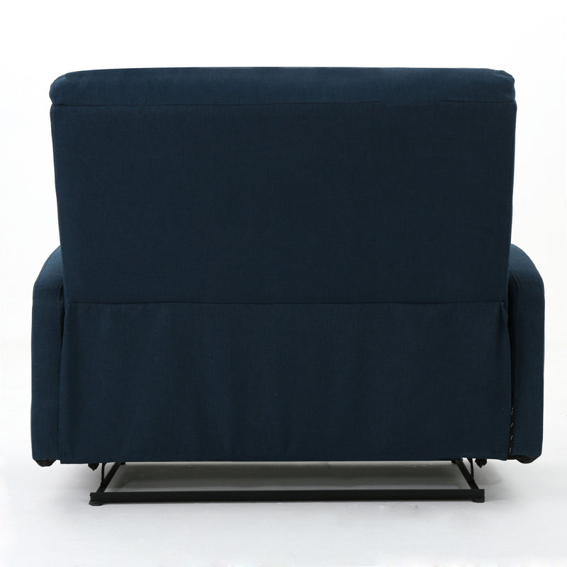 Alma - Contemporary Upholstered Loveseat Recliner - R&R Furniture Gallery (Fountain Valley, CA)