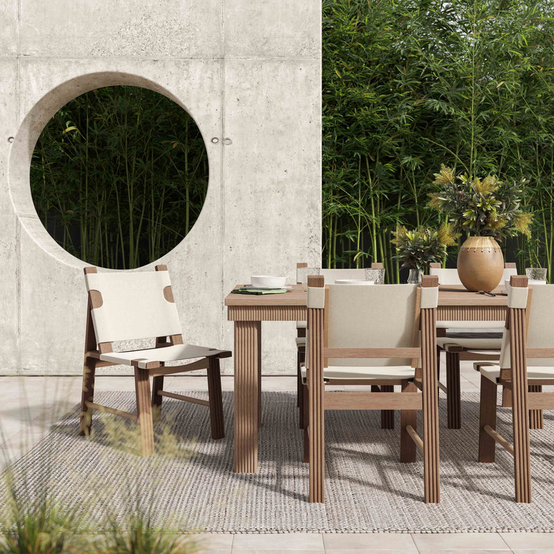 Cassie - Outdoor Dining Chair (Set of 2) - Cream - R&R Furniture Gallery (Fountain Valley, CA)