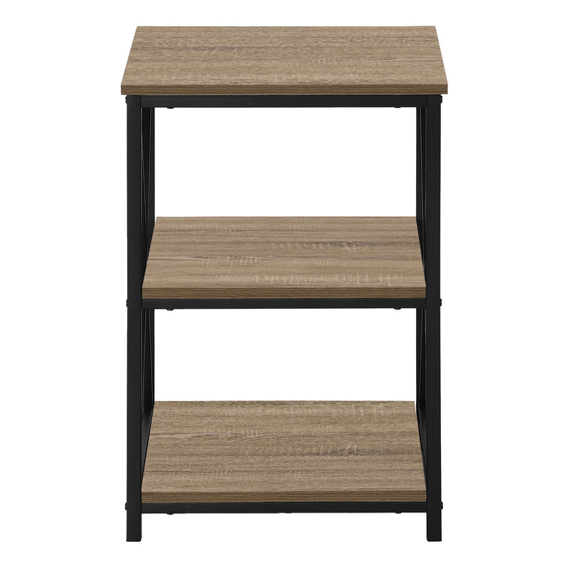 3 Tier Accent Table, Side Marble Look Contemporary & Modern - R&R Furniture Gallery (Fountain Valley, CA)