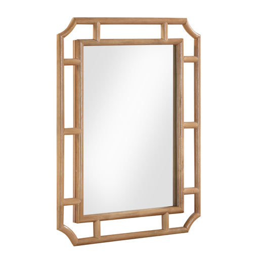 Cienna - Rattan Wall Mirror - Natural - R&R Furniture Gallery (Fountain Valley, CA)