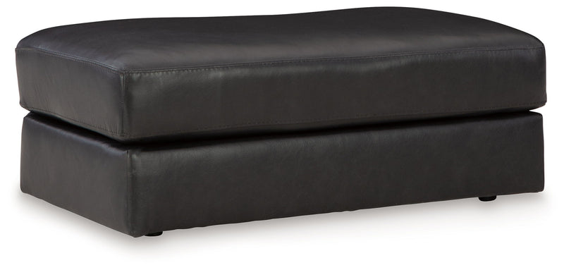 Amiata - Ottoman - Onyx - R&R Furniture Gallery (Fountain Valley, CA)