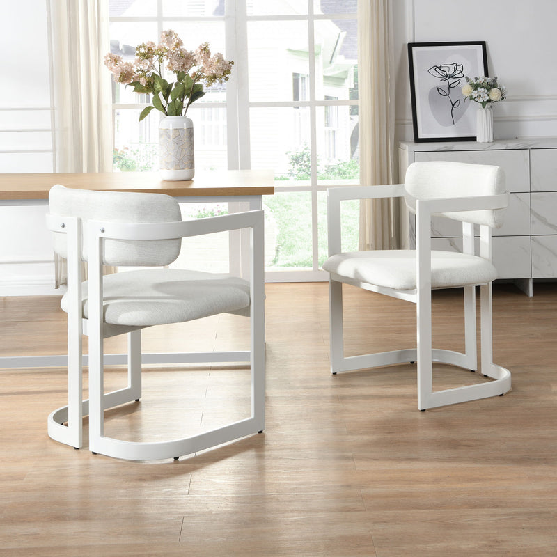 Upholstered Dining Armchairs (Set of 2) - R&R Furniture Gallery (Fountain Valley, CA)
