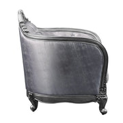 Ariadne - Loveseat With 3 Pillows - Fabric & Platinum - R&R Furniture Gallery (Fountain Valley, CA)