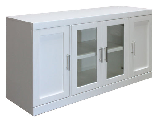 Catalina - TV Console - Cottage White - R&R Furniture Gallery (Fountain Valley, CA)